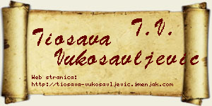 Tiosava Vukosavljević vizit kartica